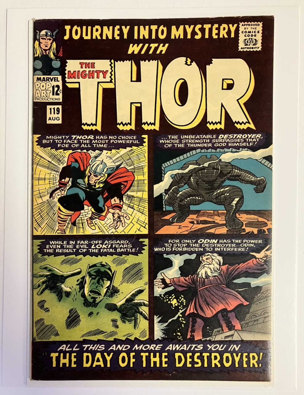 Journey Into Mystery (Thor) #119 VF Front Cover