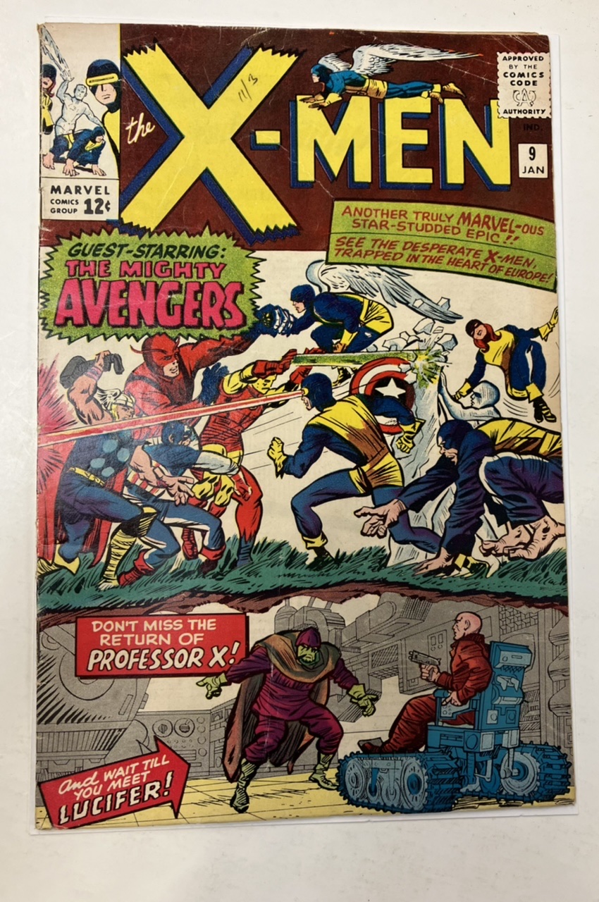 X-Men #9 VG+ Front Cover