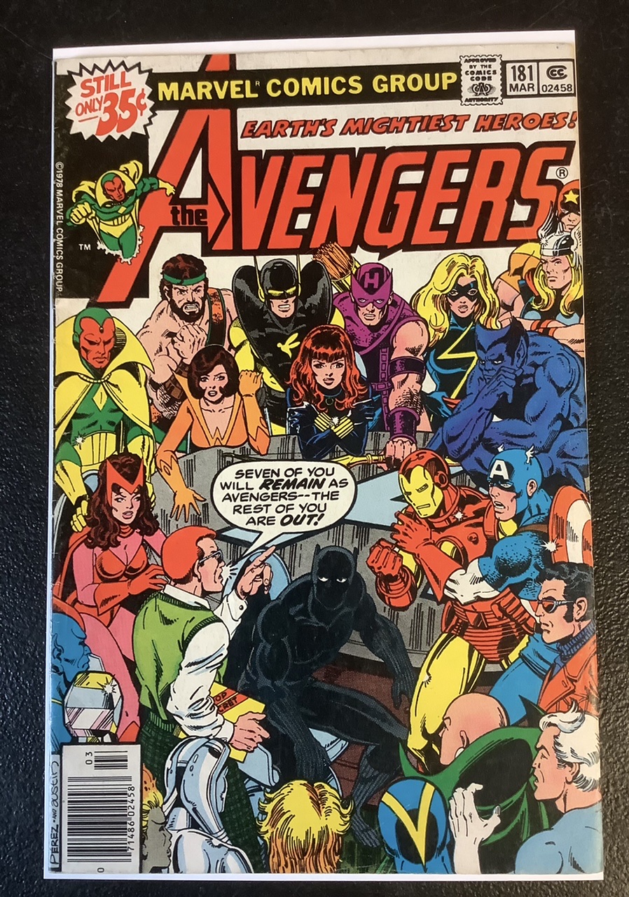 Avengers #181 F- Front Cover