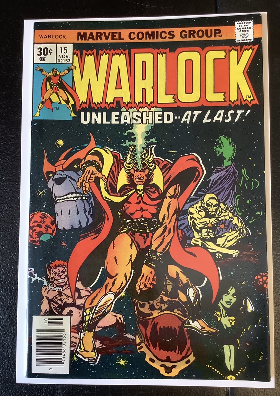 Warlock #15 VF+ Front Cover