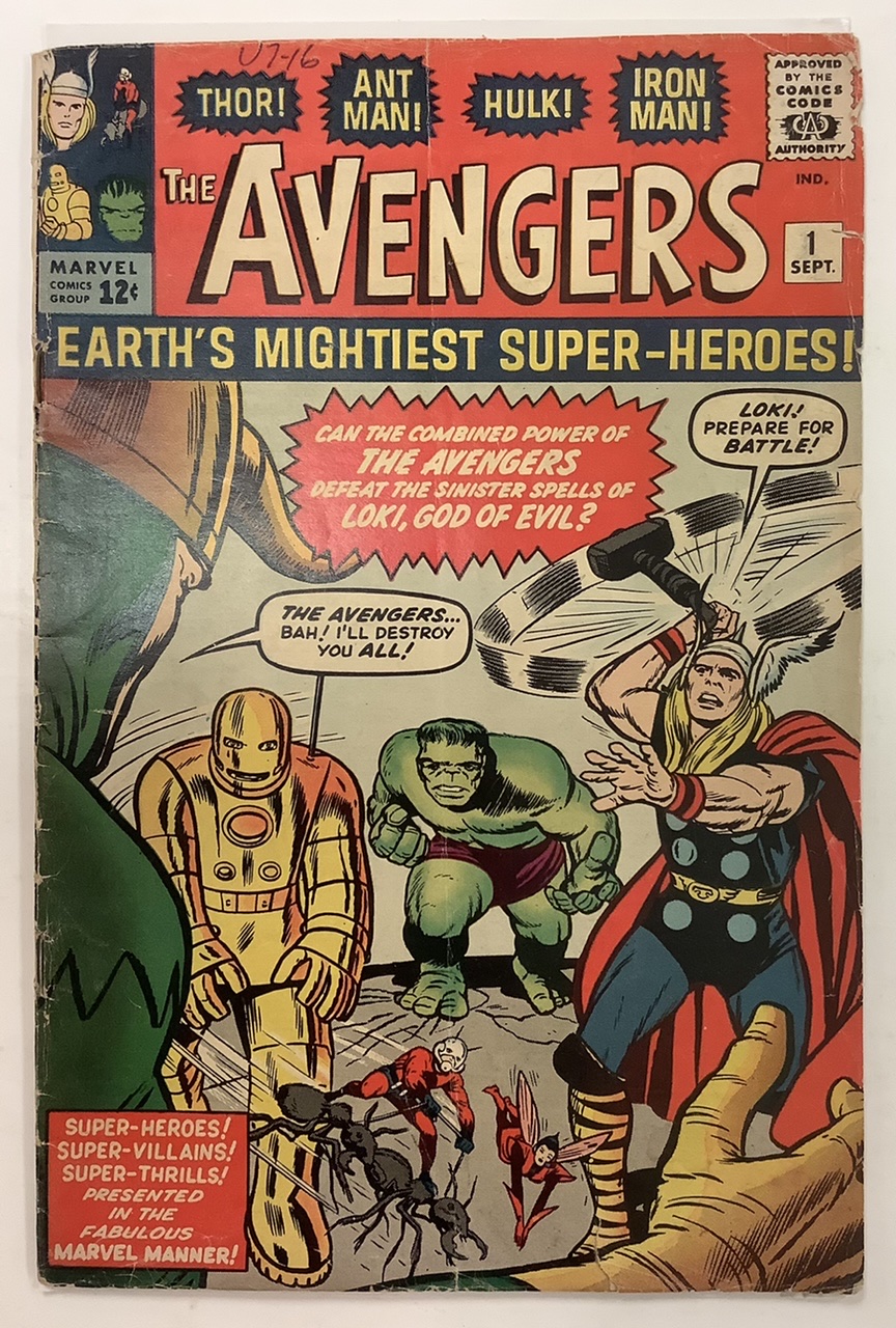 Avengers #1 VG+ Front Cover