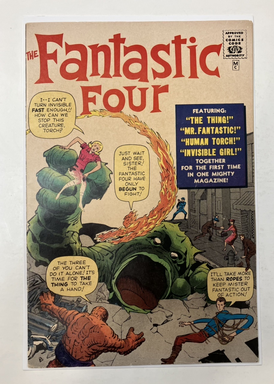 Fantastic Four #1 1966 Reprint VF+ Front Cover