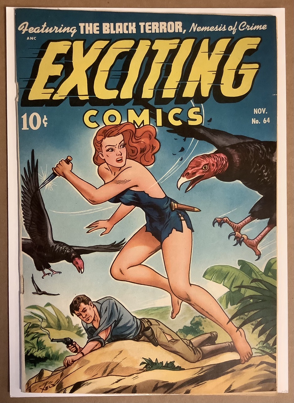 Exciting Comics #64 VF- Front Cover