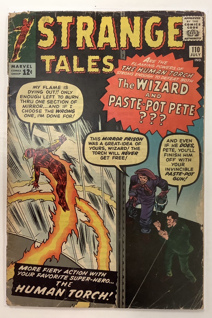Strange Tales (Superheroes) #110 G/VG Front Cover