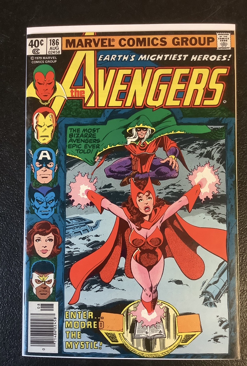 Avengers #186 VF+ Front Cover
