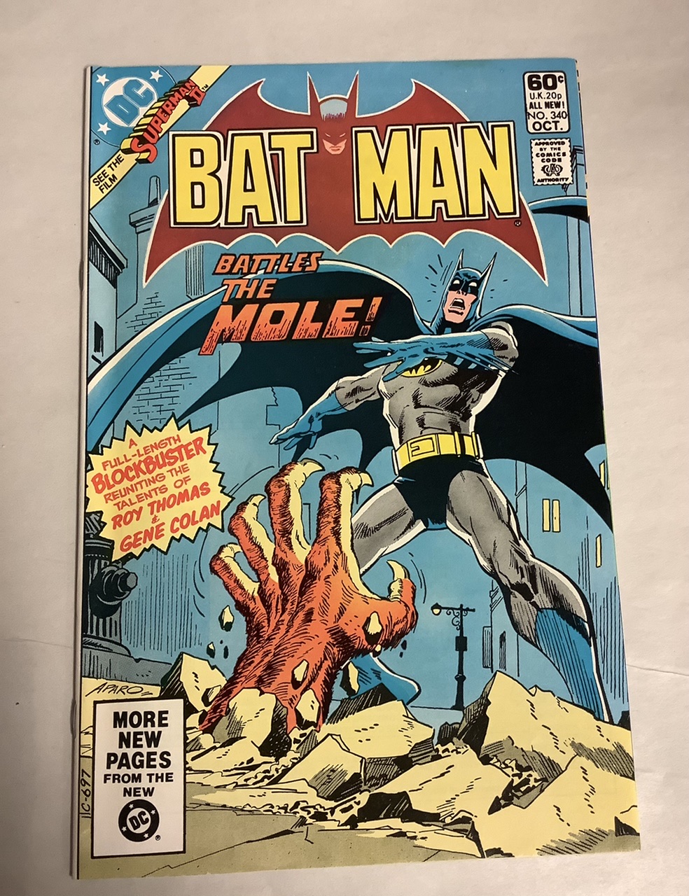 Batman #340 VF+ Front Cover