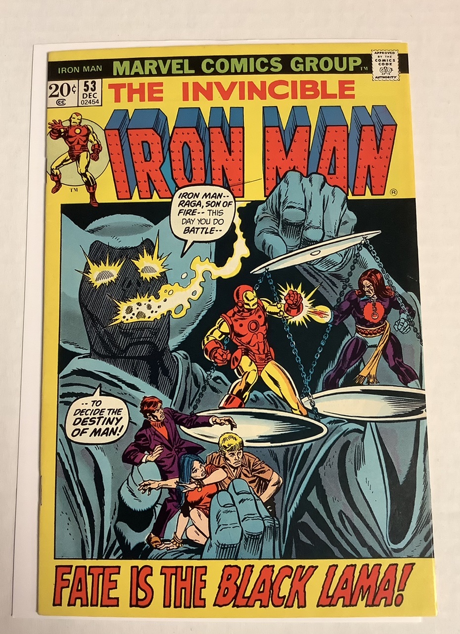 Iron Man #53 VF+ Front Cover