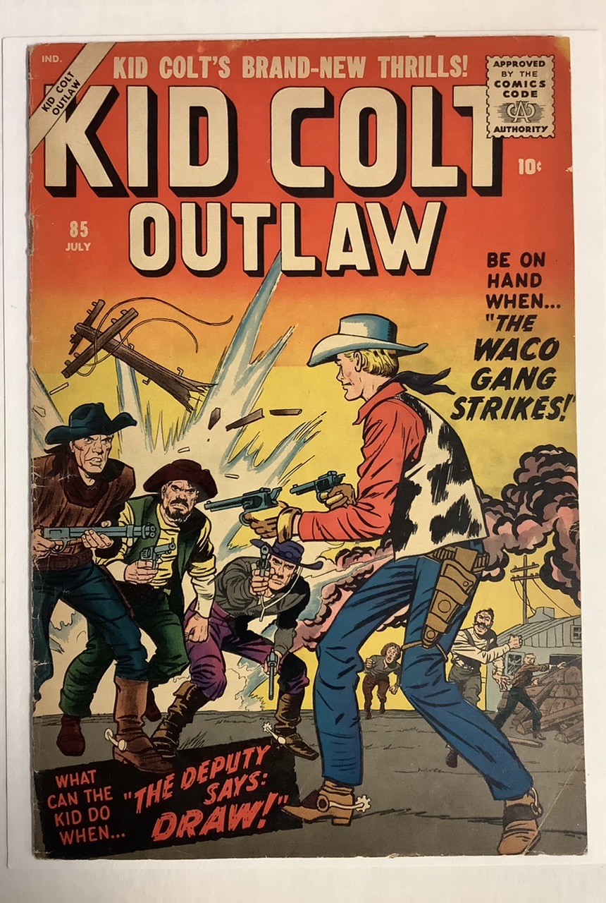 Kid Colt Outlaw #85 VG+ Front Cover