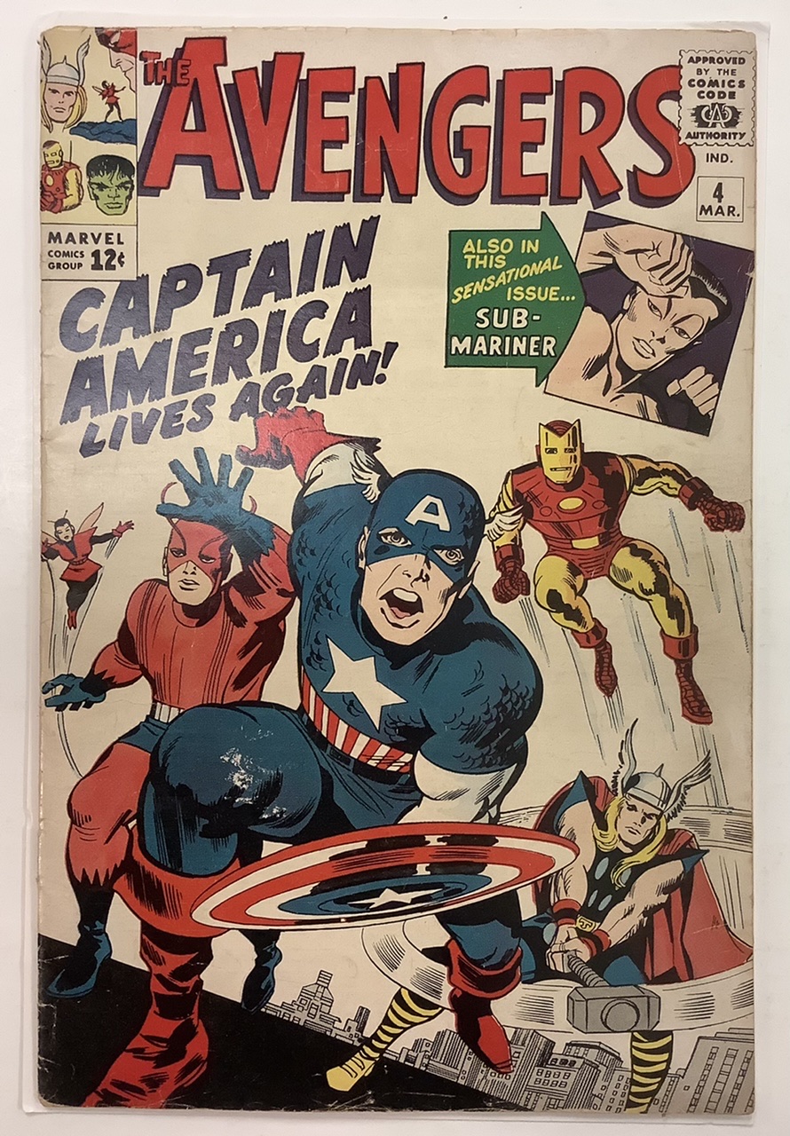 Avengers #4 VG/F Front Cover