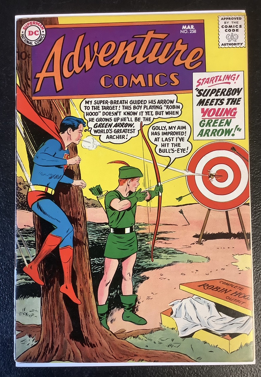 Adventure Comics #258 F Front Cover