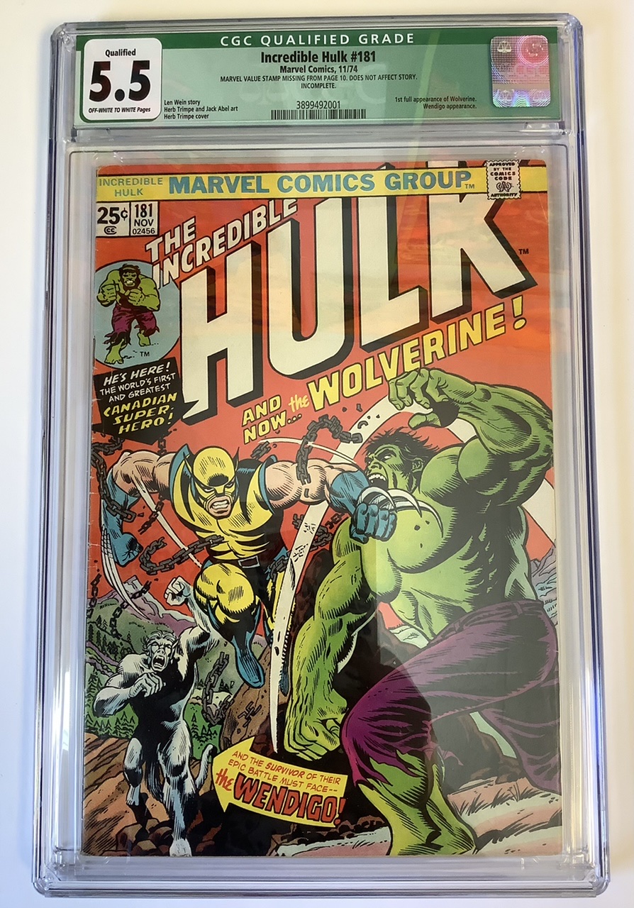 Hulk #181 CGC 5.5 Front Cover