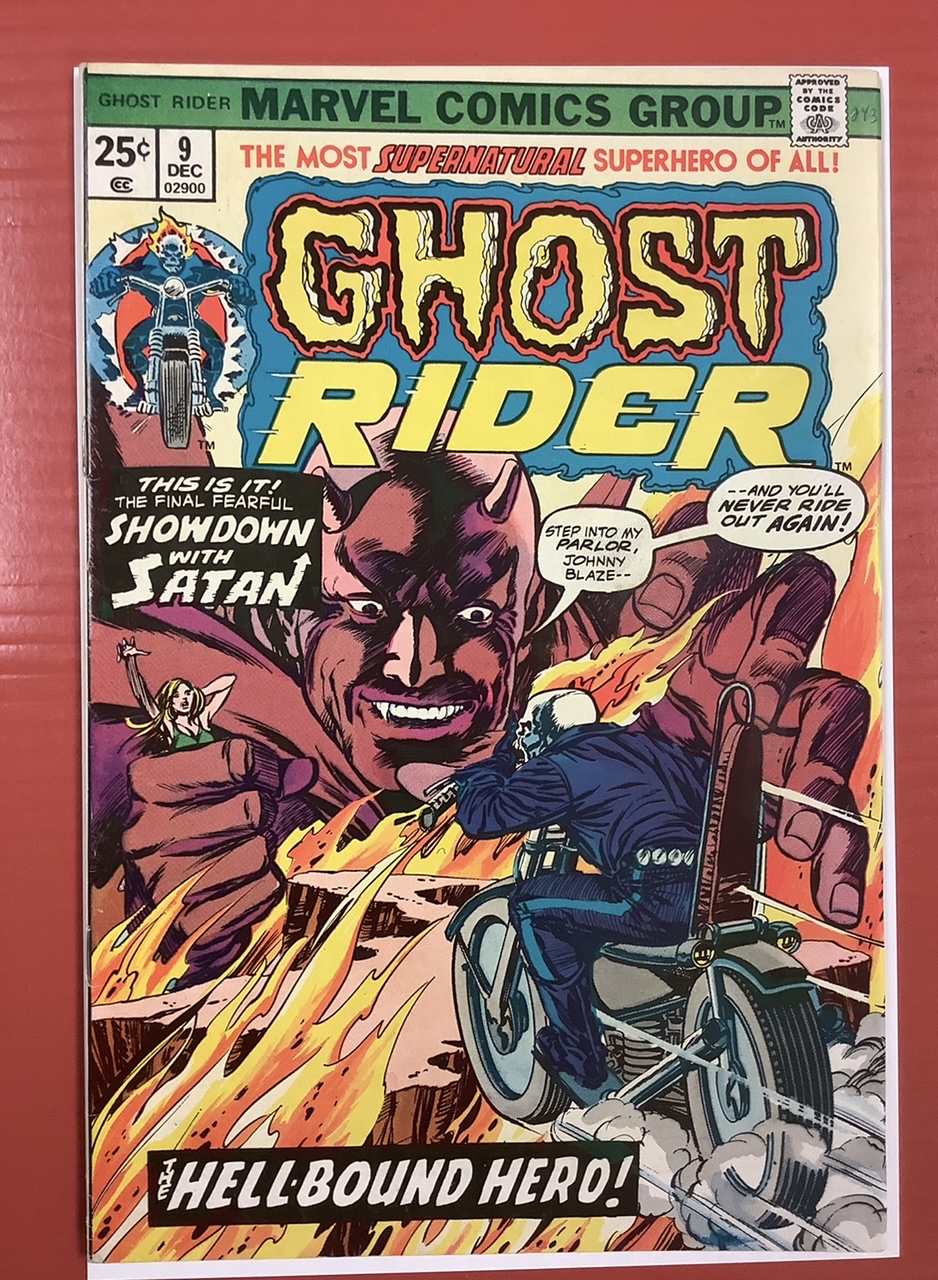 Ghost Rider (Superhero) #9 F+ Front Cover