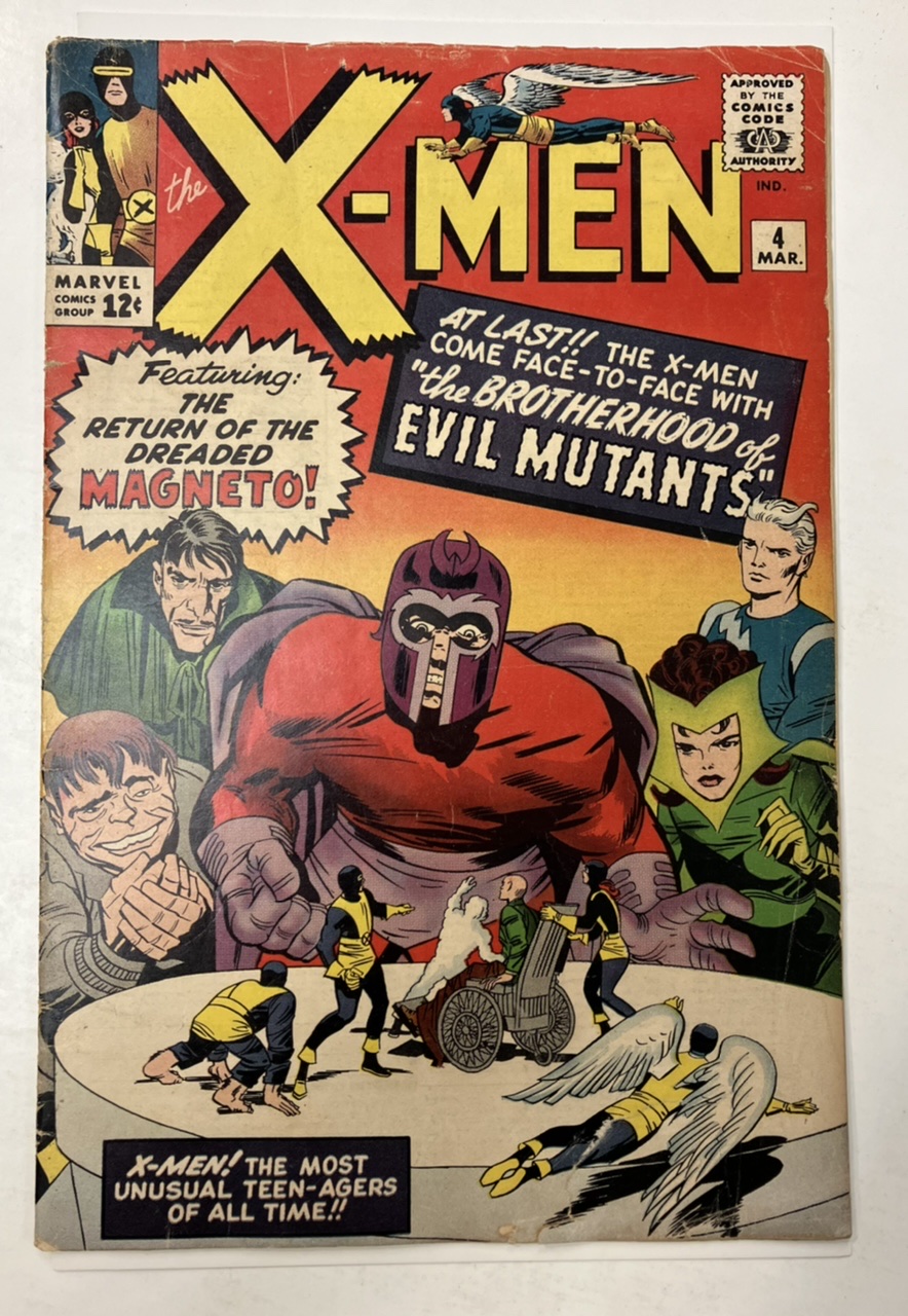 X-Men #4 VG- Front Cover