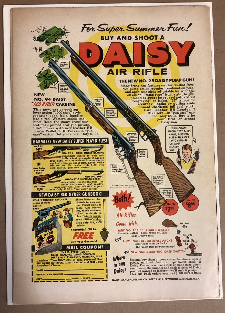 Congo Bill #7 F/VF Back Cover