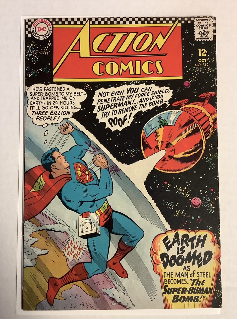Action Comics #342 F/VF Front Cover