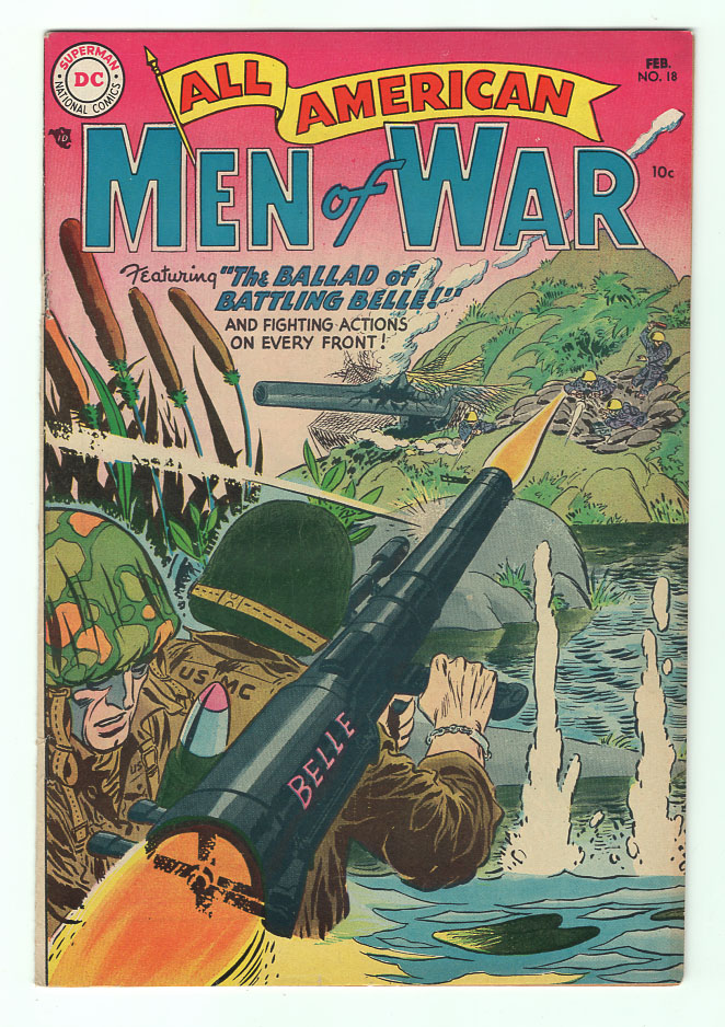 All-American Men of War #18 VF+ Front Cover