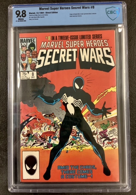 Marvel Super Heroes Secret Wars #8 CBCS 9.8 Front Cover
