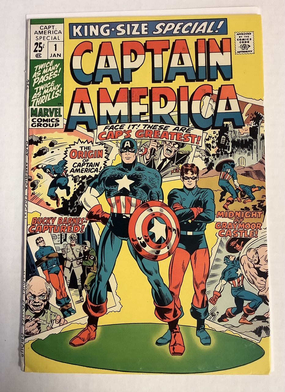 Captain America Annual #1 VF+ Front Cover