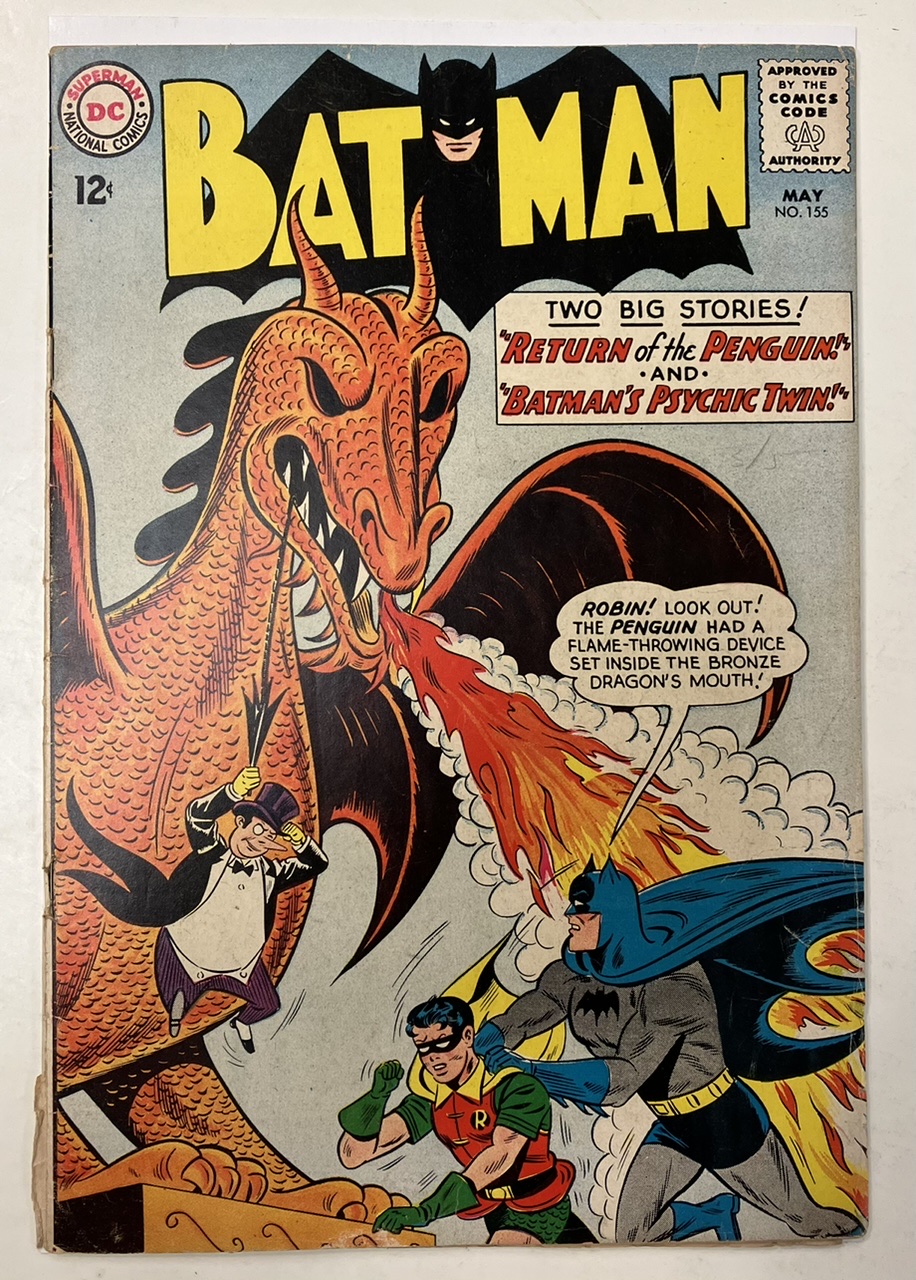 Batman #155 VG+ Front Cover
