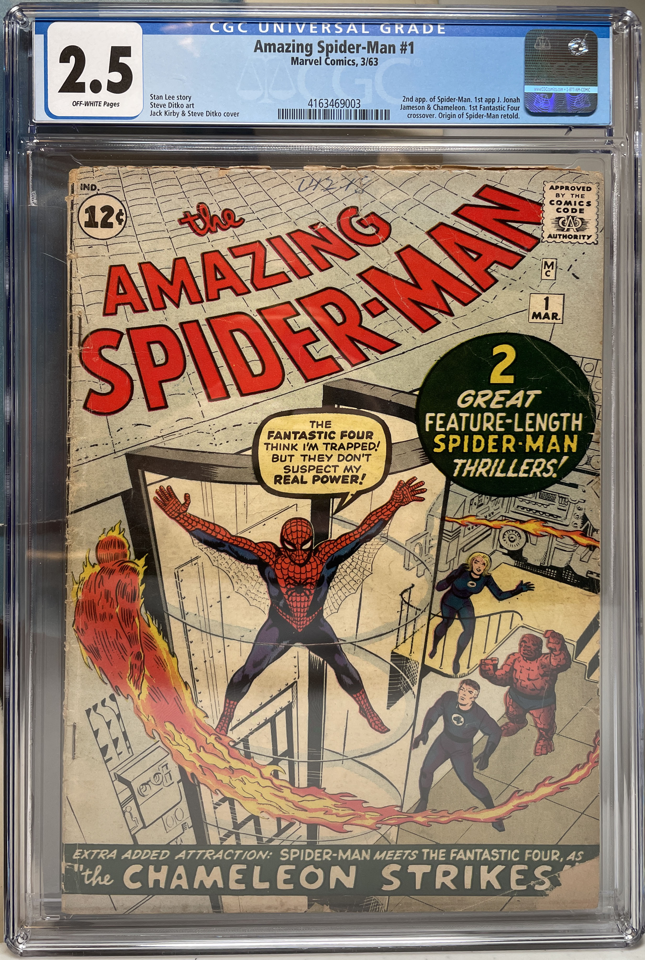 Amazing Spider-Man #1 CGC 2.5 Front Cover