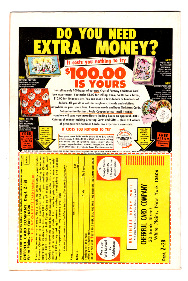 Amazing Spider-Man #101 VF- Back Cover