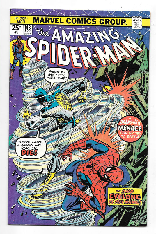 Amazing Spider-Man #143 VF/NM Front Cover
