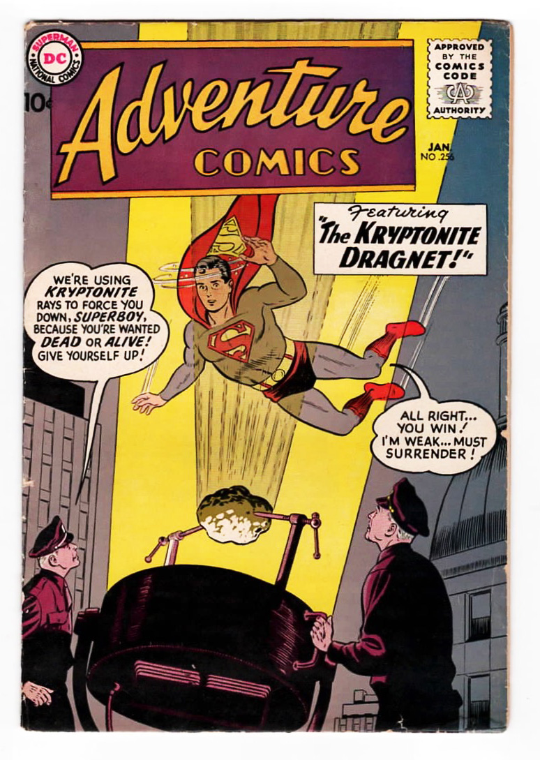 Adventure Comics #256 VG/F Front Cover