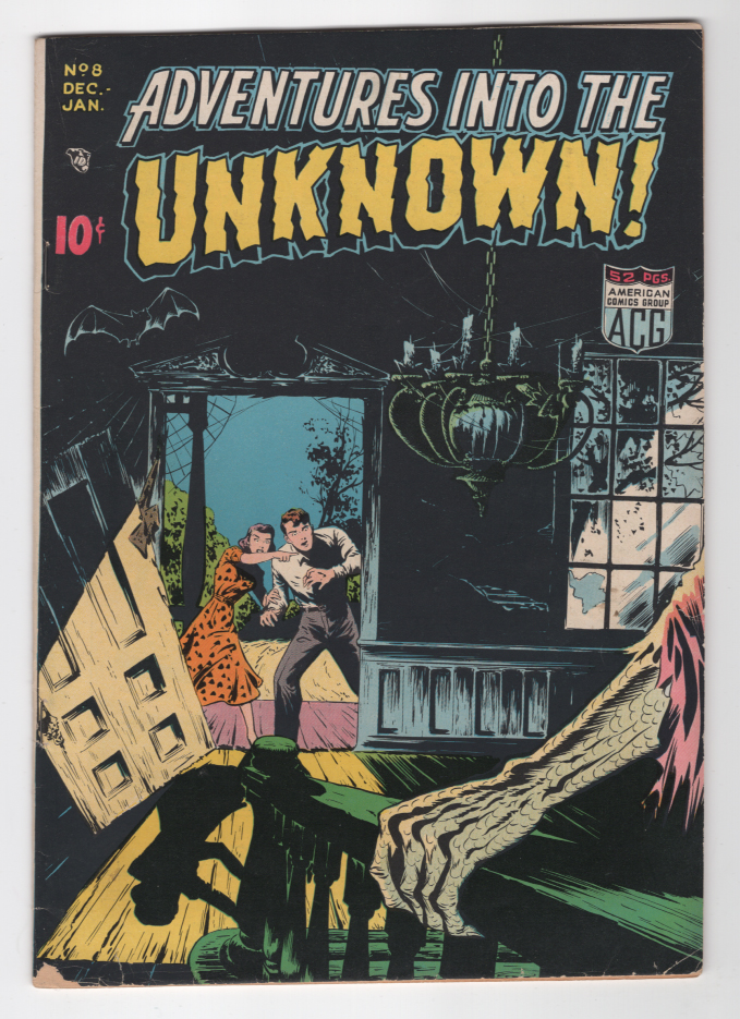 Adventures Into The Unknown #8 F/VF Front Cover
