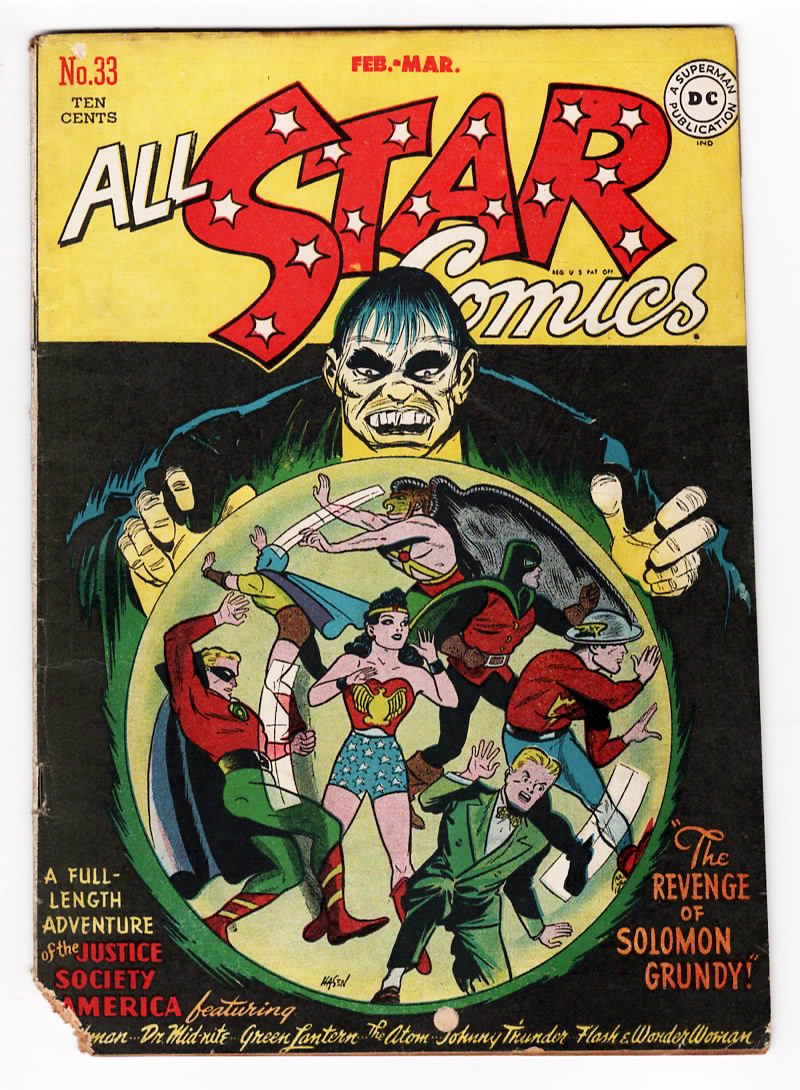 All Star Comics #33 VG Front Cover