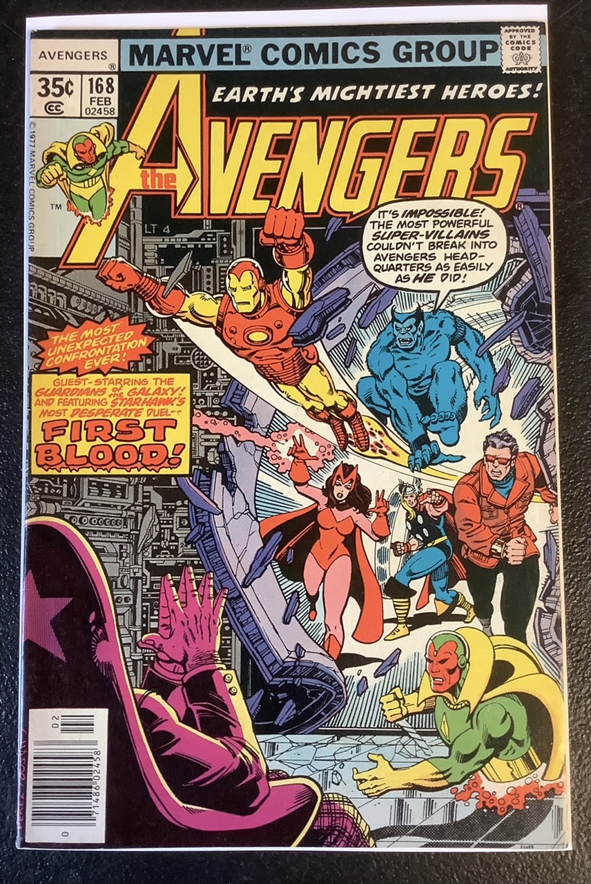 Avengers #168 F/VF Front Cover