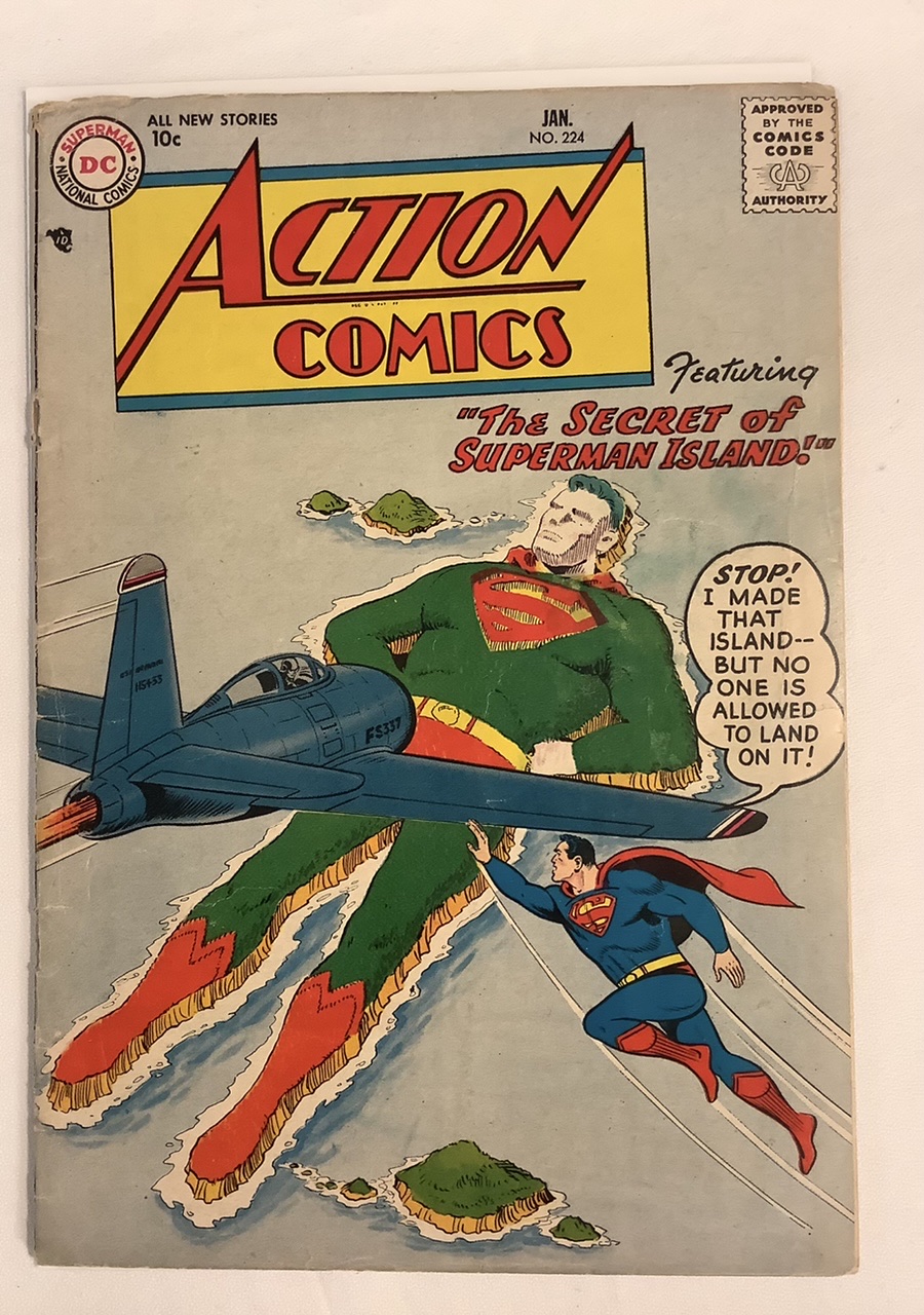 Action Comics #224 VG Front Cover