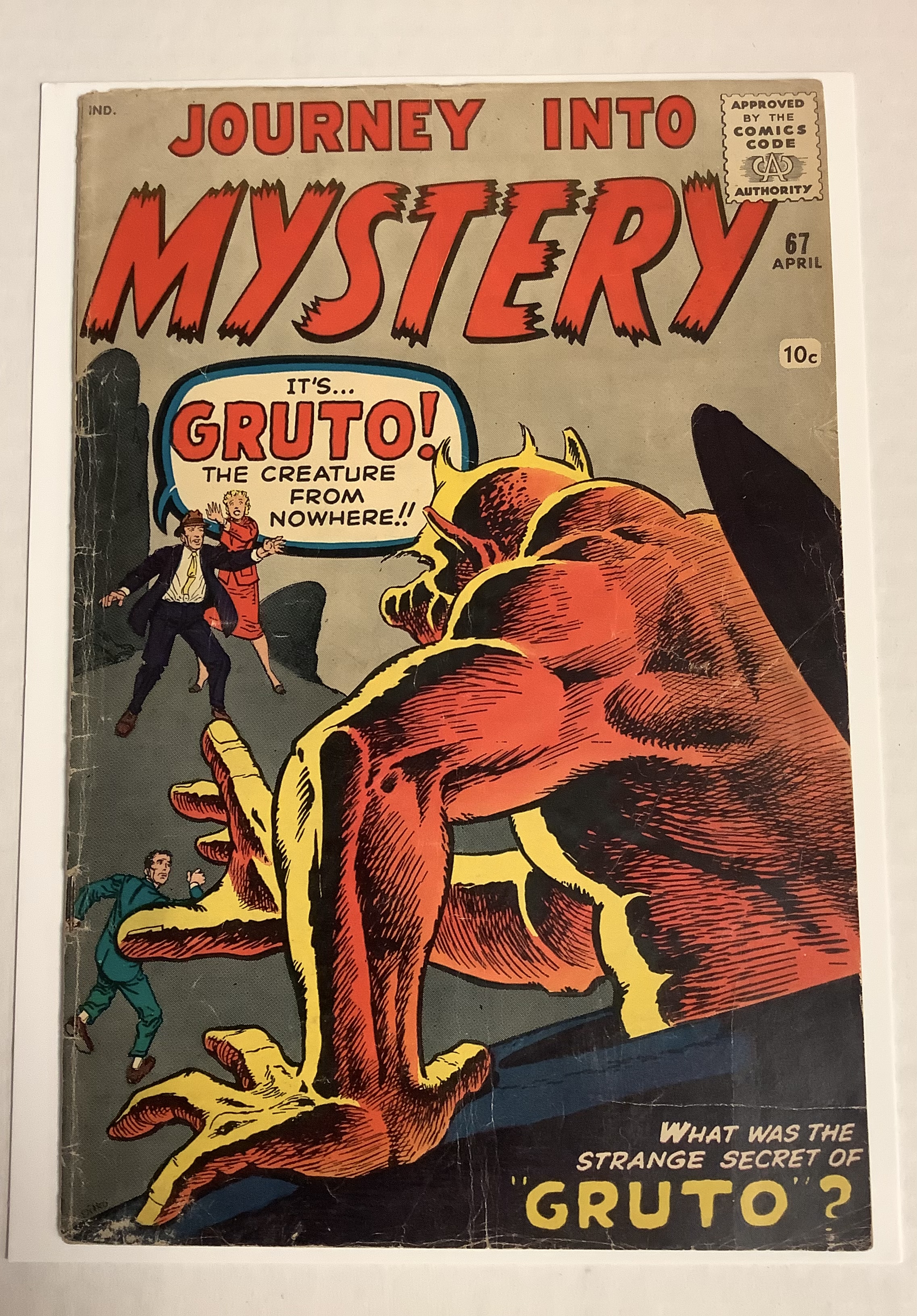 Journey Into Mystery (Pre-Hero) #67 VG Front Cover