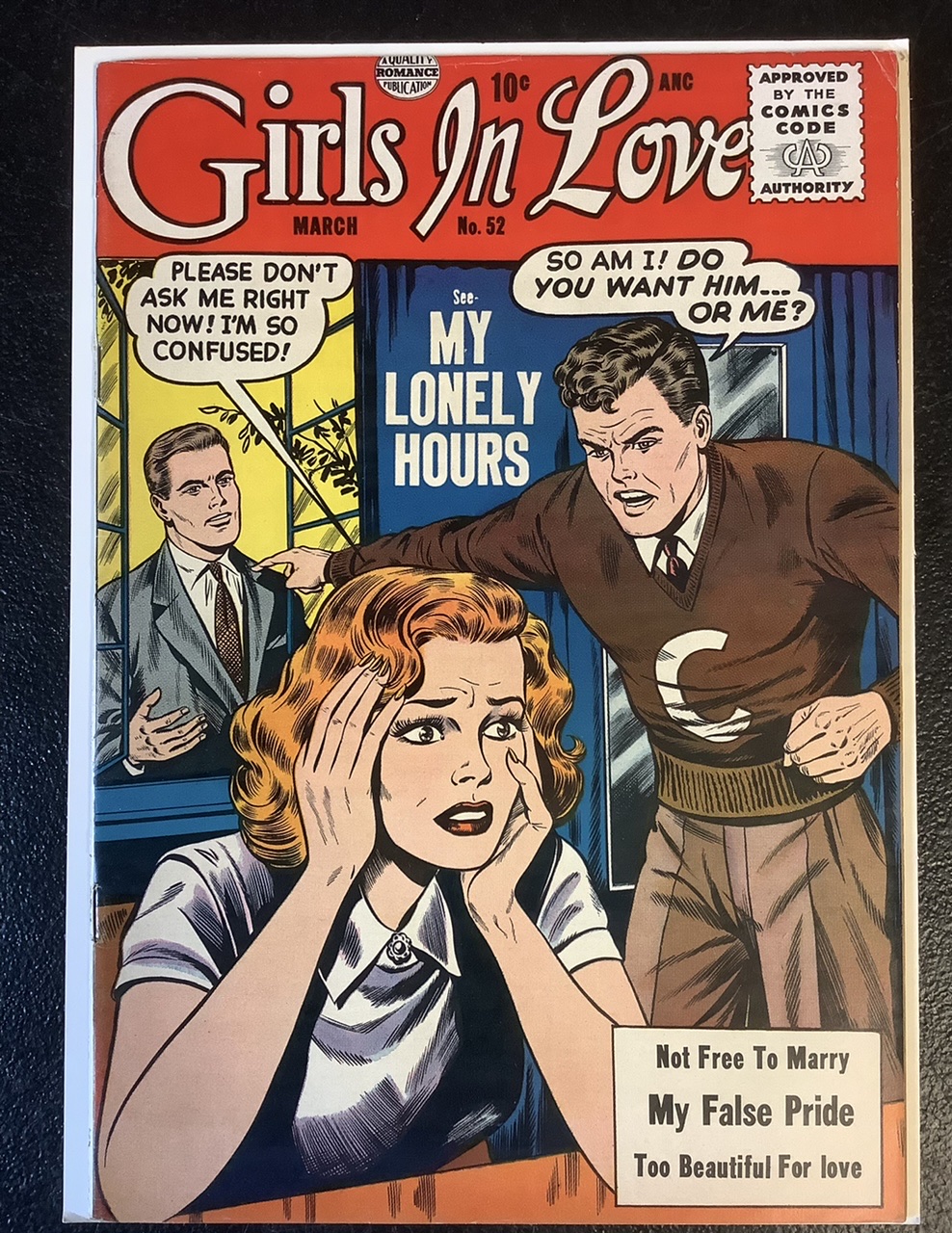 Girls In Love #52 VF+ Front Cover