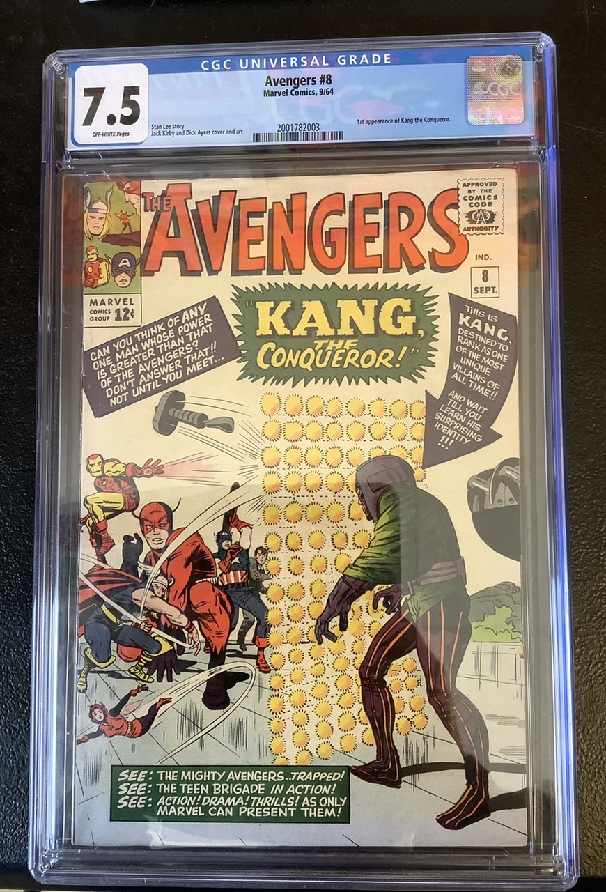Avengers #8 CGC 7.5 Front Cover