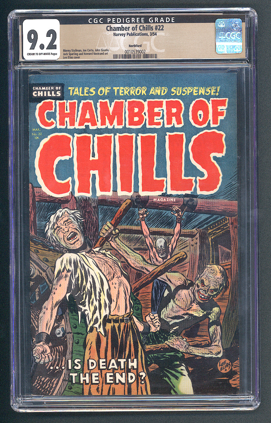 Chamber of Chills(1950) #22 CGC 9.2