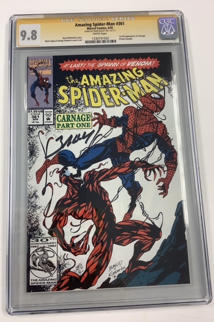 Amazing Spider-Man #361 CGC 9.8 Front Cover