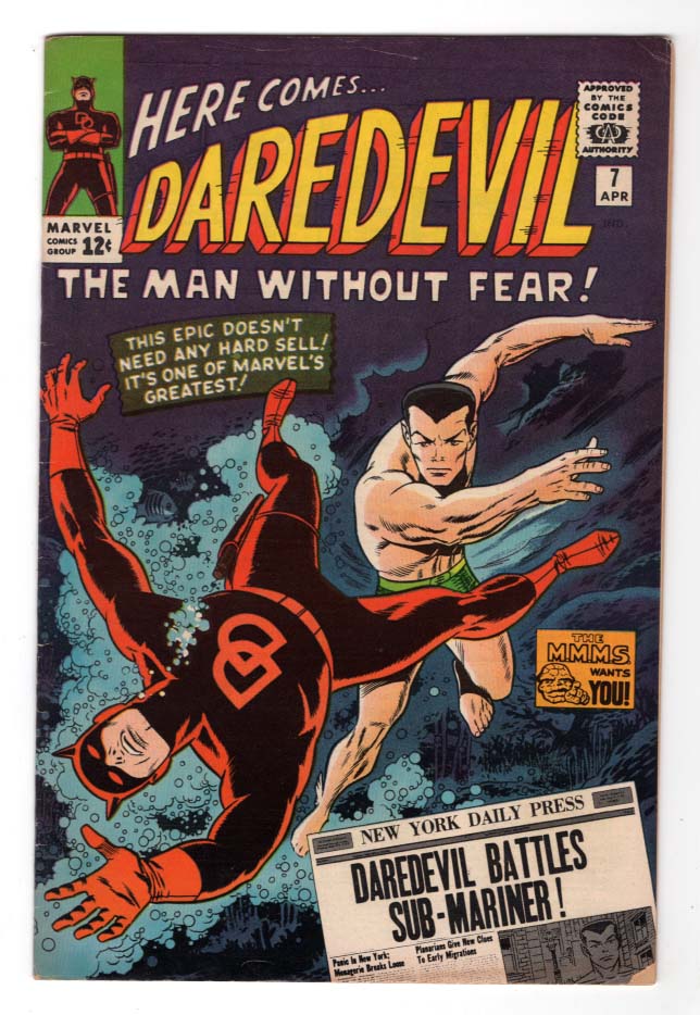 Daredevil #7 F- Front Cover