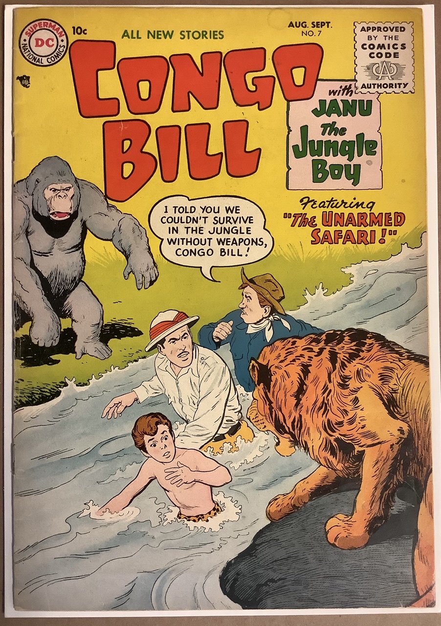 Congo Bill #7 F/VF Front Cover