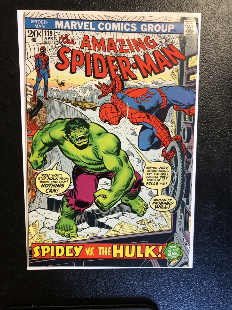 Amazing Spider-Man #119 VF- Front Cover