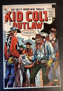 Cover of Kid Colt Outlaw #51