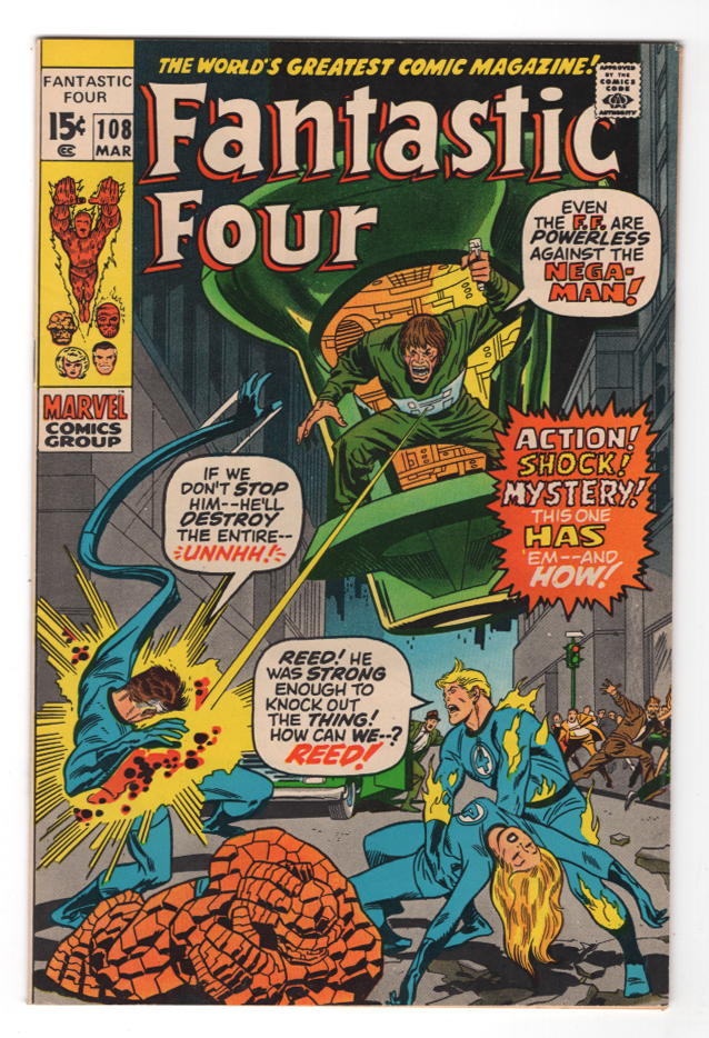 Fantastic Four #108 VF+ Front Cover