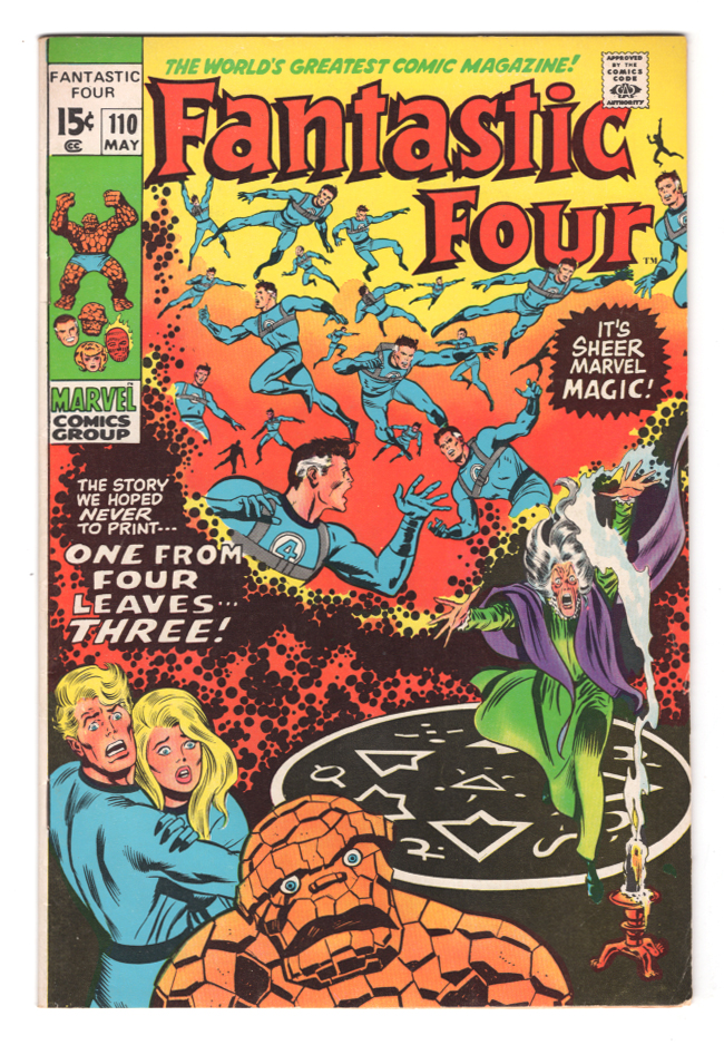 Fantastic Four #110 VF+ Front Cover