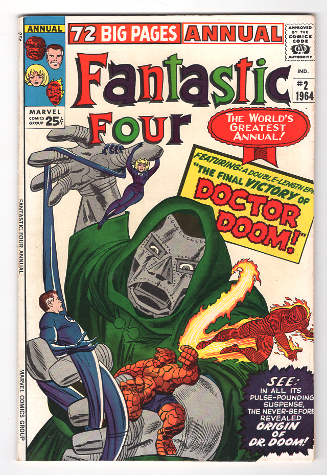 Fantastic Four Annual #2 VF/VF+ Front Cover