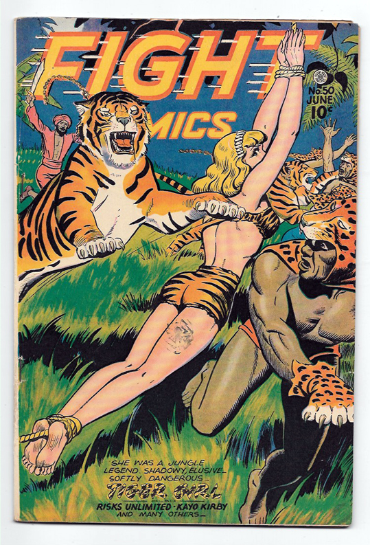 Fight Comics #50 VF+ Front Cover