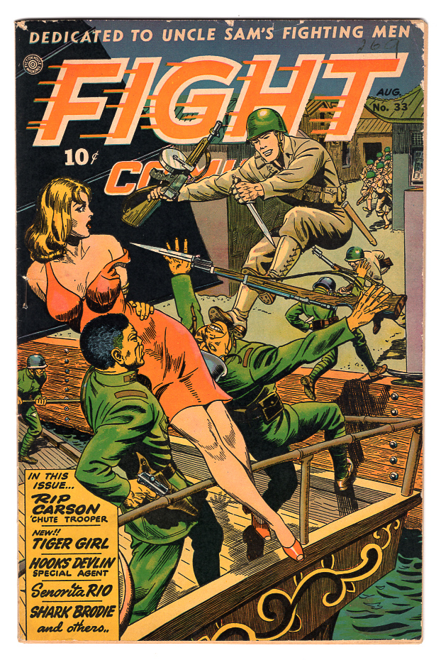 Fight Comics #33 F+ Front Cover