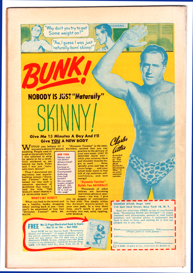 Frankenstein (Prize) #26 F/VF Back Cover