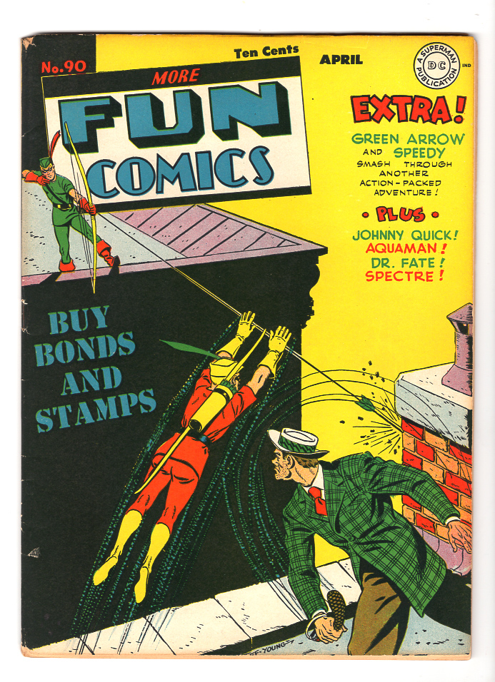 More Fun Comics #90 F+ Front Cover