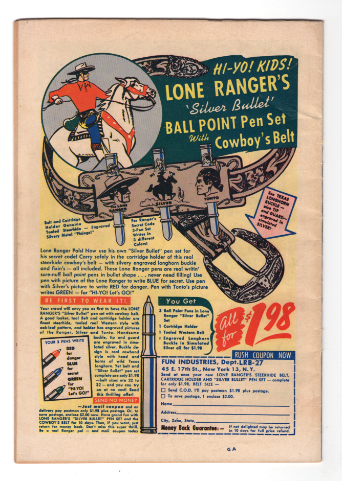 Gasoline Alley #2 F- Back Cover