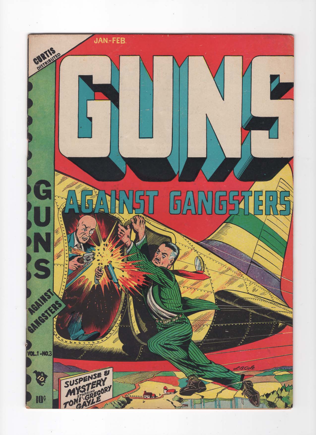 Guns Against Gangsters #3 VF Front Cover