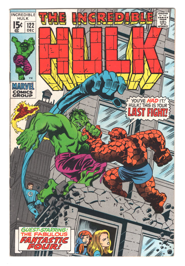 Hulk #122 VF/NM Front Cover